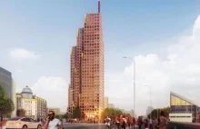 Coraz bliżej rozpoczęcia w Warszawie budowy nowego 130-metrowego wieżowca Sobies