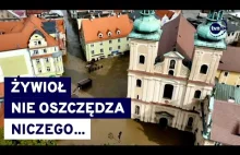 Głuchołazy, Kłodzko, Prudnik. Z lotu drona widać skalę wyrządzonych szkód.