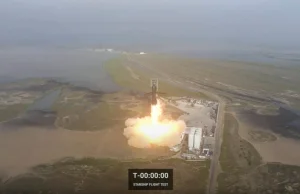 Starship wystartował! Pierwszy lot testowy rakiety SpaceX zakończony sukcesem