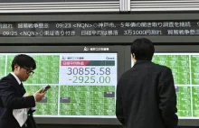 Największy krach od 2008 r. Panika na azjatyckich giełdach