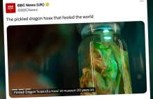 Jak świat nabrał się na "zakonserwowanego smoka"