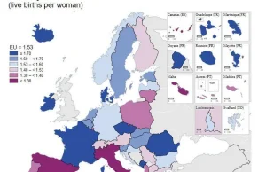 Europejska mapa dzietności. Polska z czwartym najgorszym wynikiem