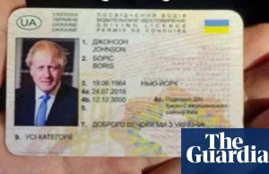 Pijany Ukrainiec z prawem jazdy na Borisa Johnsona złapany w Holandii