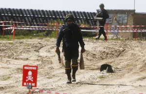 Wojna na Ukrainie. Kambodża: Khmerscy saperzy uczą Ukraińców rozbrajać miny