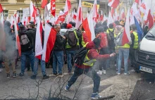 Policja pokazała nagrania z protestu. "Niestety"