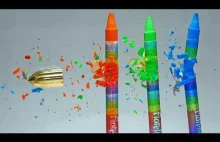 Stop Motion. Pocisk kontra kolorowe glinki