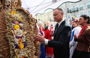 Komentarze po dożynkach z udziałem Dudy. Jest reakcja z Pałacu