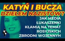 "Katyń i Bucza to inscenizacje" - jak media Łukaszenki kłamią nt. zbrodni Rosji