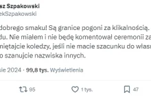 Dariusz Szpakowski on X: "Są granice dobrego smaku! Są granice pogoni za...