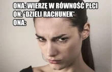 Płacenie za kobiety na randkach to traktowanie ich lepiej, niż mężczyzn