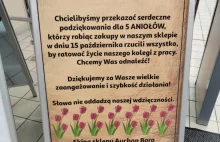 Klienci ruszyli na pomoc pracownikowi. Auchan szuka bohaterów