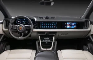 Wnętrze nowego Porsche Cayenne