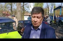 Burmistrz Głowna Grzegorz Janeczek mówi o uhonorowaniu Adre Citroena