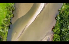 Przeszli przez suchy San żeby zmierzyć poziom dna