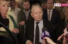 Najważniejsi politycy PiS nadal siedzą w TVP. Przemawia Kaczyński