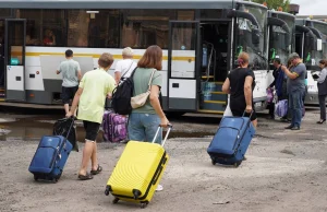 Panika po ataku Ukrainy. Ewakuacja dziesiątek tysięcy osób