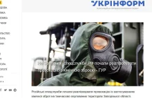 Rosjanie rozpoczęli prowokacje z użyciem broni chemicznej -