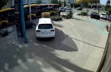 Wypadek z wczoraj na Wojnowie w Wrocławiu