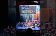 Atak na scenie Festiwalu Singera. Dwie kobiety zatrzymane przez policję