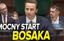 Debiut Marszałka Krzysztofa Bosaka w Sejmie.