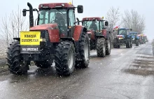 Rolnicy wjechali do Płocka. Protestują też w całej Polsce [FILM, ZDJĘCIA]