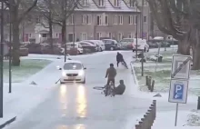 Huemorchen, zima na rowerze w Holandii