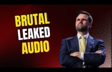 Zleakowana rozmowa w której J.D Vance narzeka na Muska