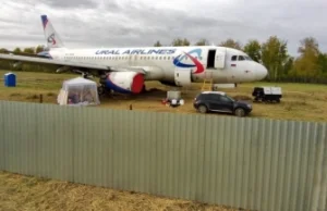 A320 Ural Airlines, który lądował na polu, będzie próbował z niego wystartować