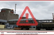 Rosjanie od szeregu dni próbują podsycać poczucie zagrożenia radiacyjnego