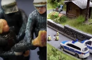 Niemcy. Sklep z zabawkami sprzedaje miniaturową scenę zatrzymania Grety Thunberg