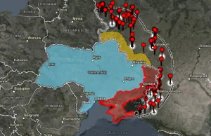 Interaktywna mapa obiektów wojskowych w zasięgu ATACMS