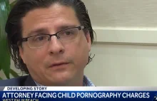 USA. Od lat bronił w sądach ofiar pedofilów, sam okazał się pedofilem.