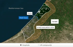 Wg Hamasu Izrael kazał cywilom się ewakuować po czym ostrzelał ich konwój