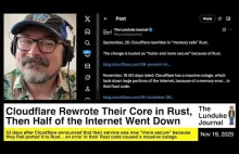 Cloudflare przepisał swóje oprogramowanie do języka Rust, po czym wszystko padło