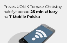 25 mln zł kary dla T-Mobile