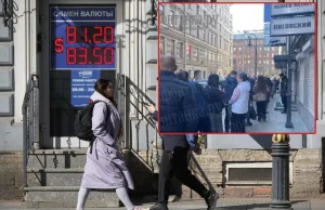 Rosja: Załamanie rubla. Kolejki przed kantorem w Petersburgu - Wydarzenia w INTE