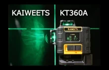 Poziomica laserowa KAIWEETS KT360A - 3x360st. - Test w pomieszczeniu i na dworze