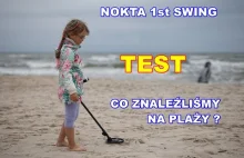 Wykrywacz Detektor metali Nokta 1st Swing - Test na plaży