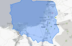 Jak mały jest Izrael