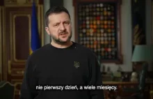 Zełenski do Polaków: Nasze osiągnięcia mogą się zacząć sypać jak zboże chamsko..