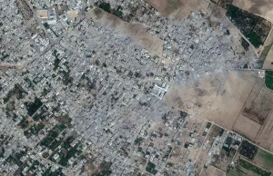Dzielnice północnej Gazy zrównane z ziemią po tygodniach izraelskich bombardowań