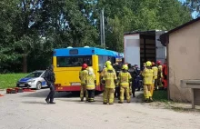 Ciężarówka z Turcji przyjechała do firmy w Luboniu. W naczepie uchodźcy