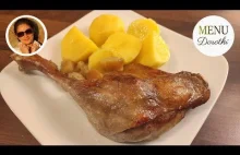 Pieczone nogi gęsi. Przepis jak piec gęsie udka.