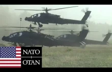 U.S. Army, NATO. Powerful AH-64D Apache attack helicopters in Poland.