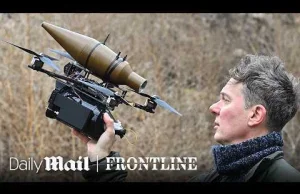 Drony na Ukrainie sterowane są przewodami światłowodowymi o dł. do 20 km