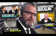 GRZEGORZ BRAUN O GASZENIU ŚWIEC W EUROPARLAMENCIE, ROBERCIE MAZURKU, MENTZENIE