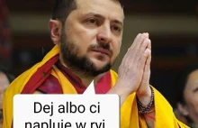 Zełeński wyzywa Polaków od tchórzy