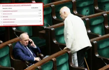 Korwin-Mikke jedną nogą poza Sejmem. Przegrywa z żoną Bosaka