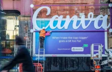 Canva ze swoją kreatywną kampanią prezentuje unikatowe bilboardy!