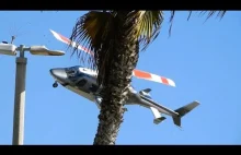 Wypadek śmigłowca BELL 222 (Airwolf) urwane śmigło ogonowe.